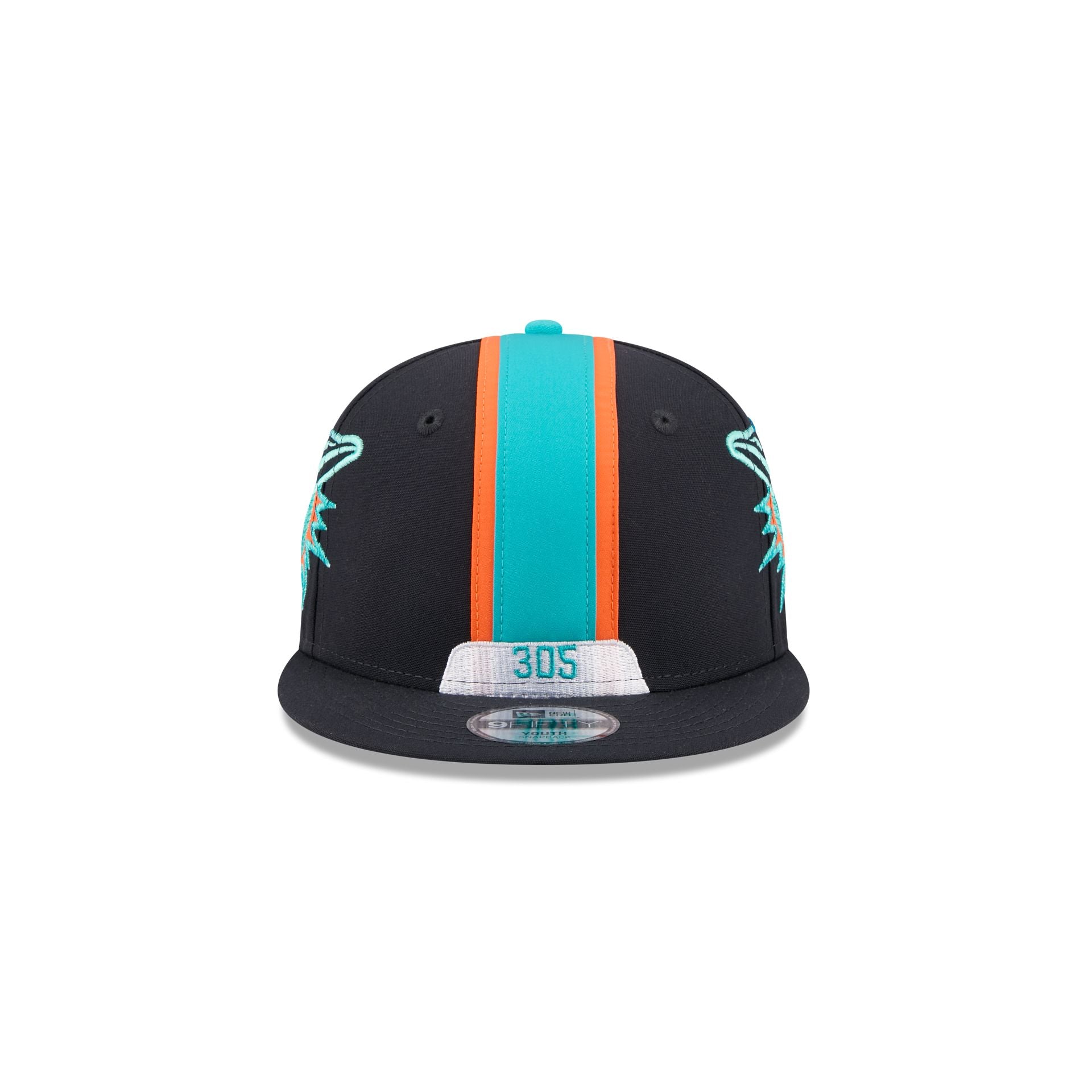 Miami Dolphins 2026 Rivalries Helmet Pack Kids 9FIFTY Snapback Hat
