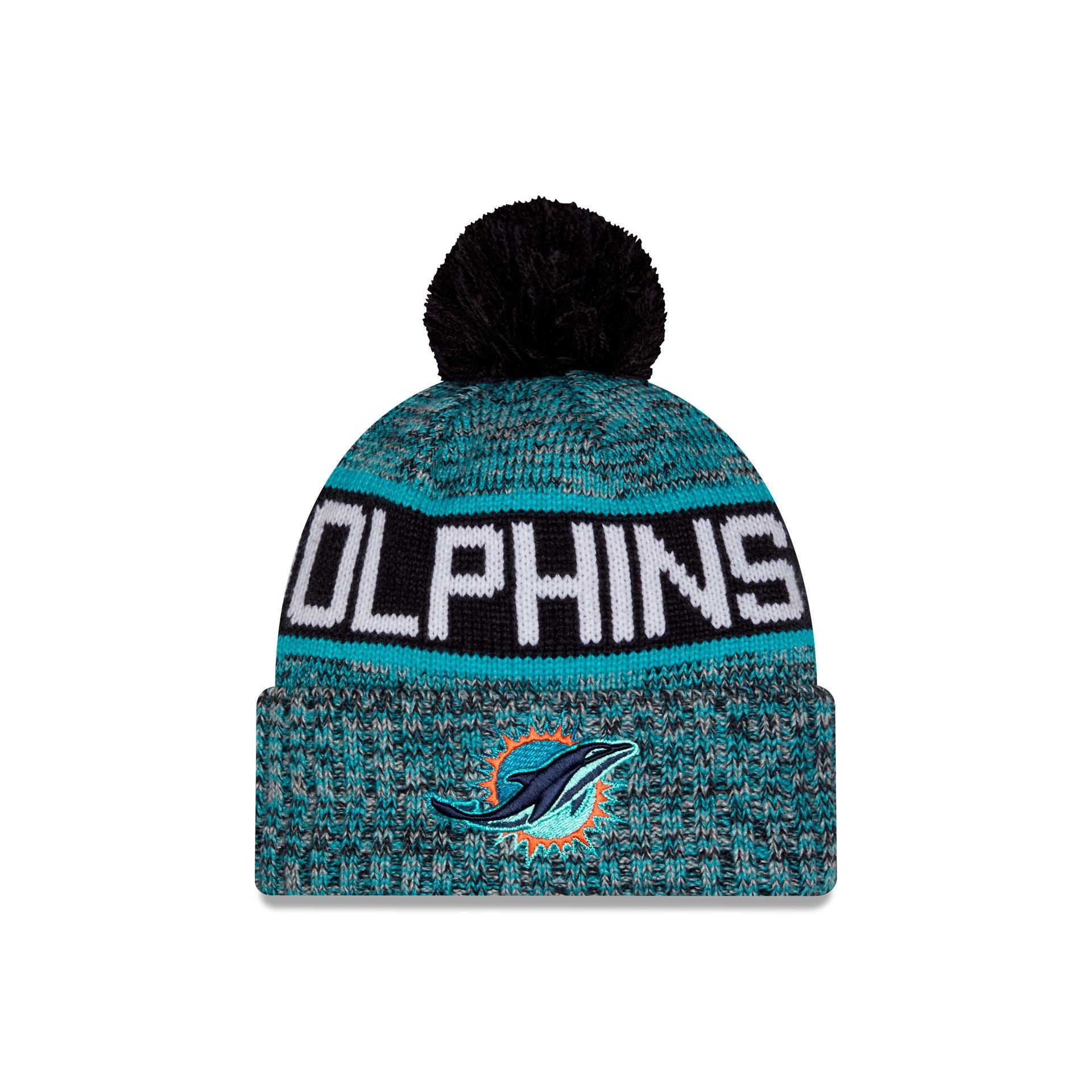 Miami Dolphins 2026 Rivalries Fan Pack Pom Knit Hat