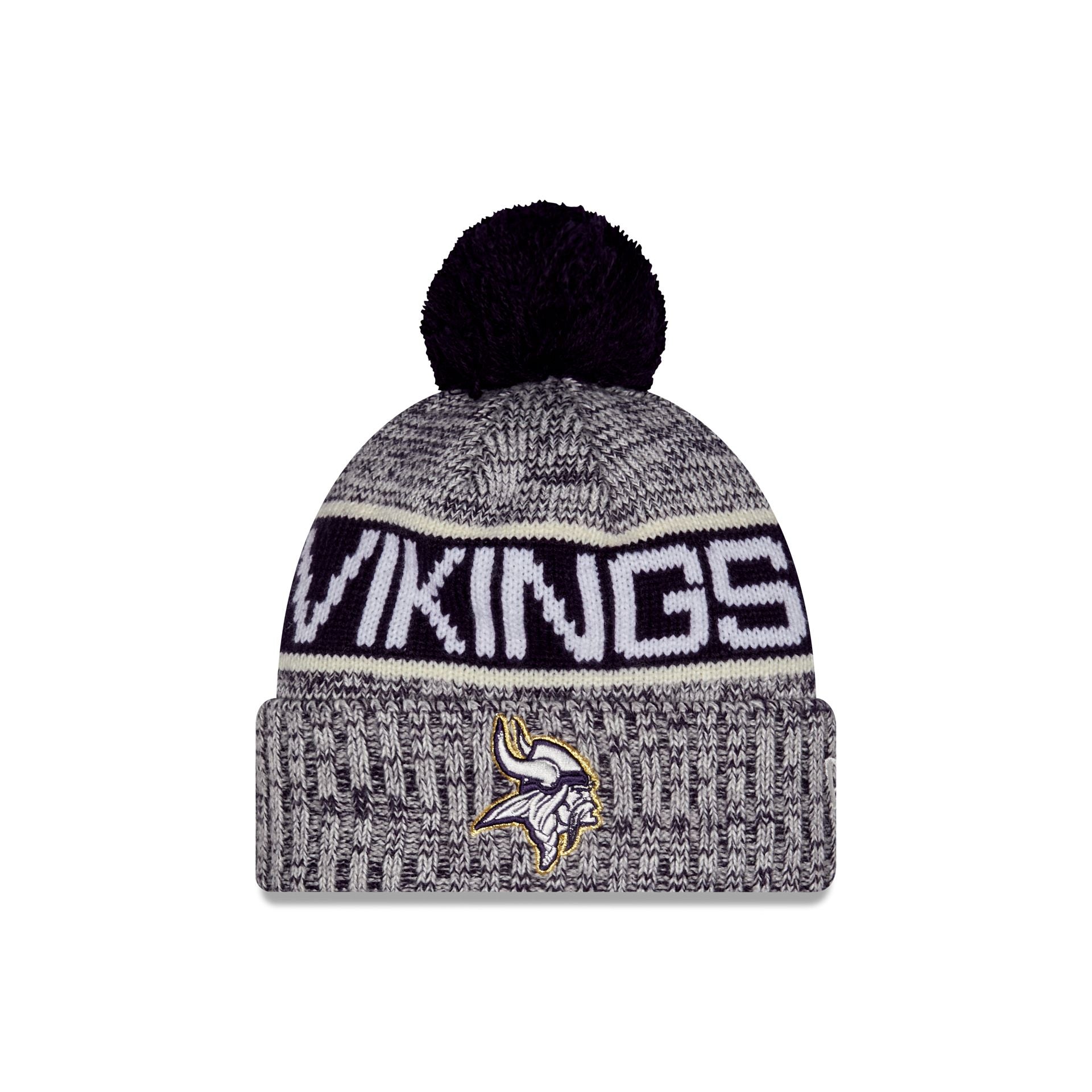 Minnesota Vikings 2026 Rivalries Fan Pack Pom Knit Hat