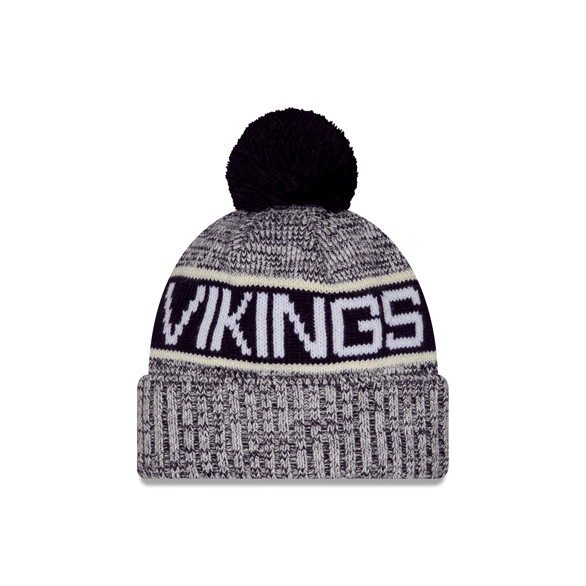 Minnesota Vikings 2026 Rivalries Fan Pack Pom Knit Hat