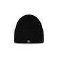 New Era Cap Cashmere Black Cuffless Knit Beanie Hat