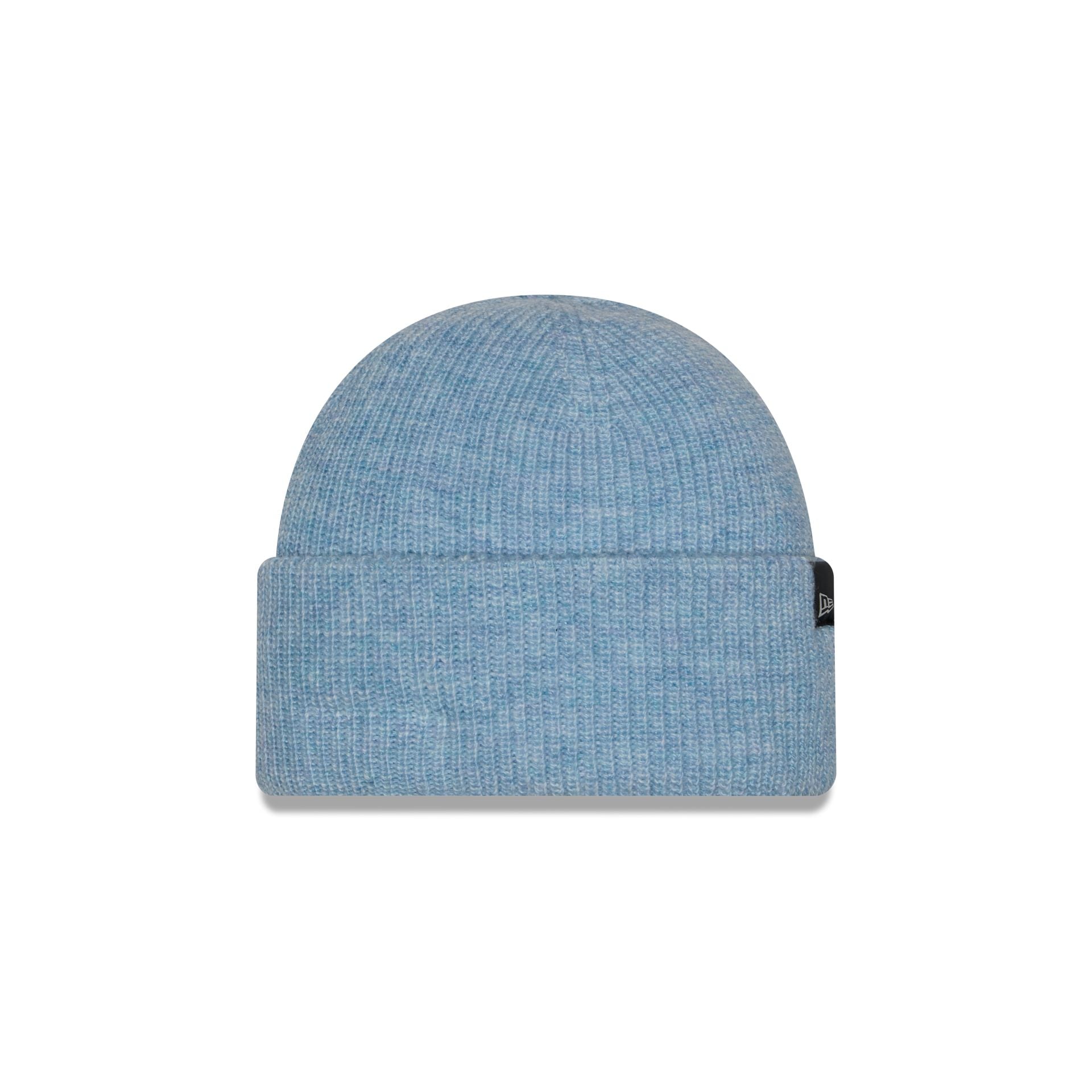New Era Cap Woolen Blue Short Cuff Knit Beanie Hat