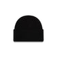 New Era Cap Woolen Black Short Cuff Knit Beanie Hat