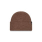 New Era Cap Woolen Tan Short Cuff Knit Beanie Hat