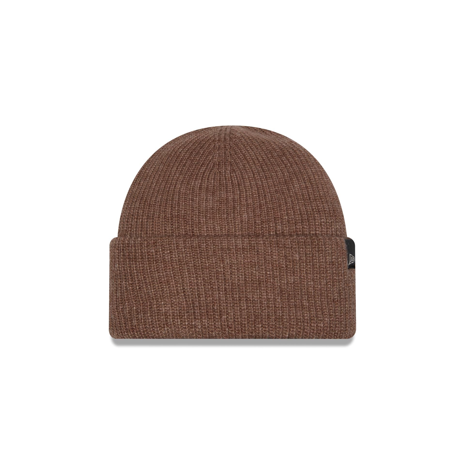 New Era Cap Woolen Tan Short Cuff Knit Beanie Hat