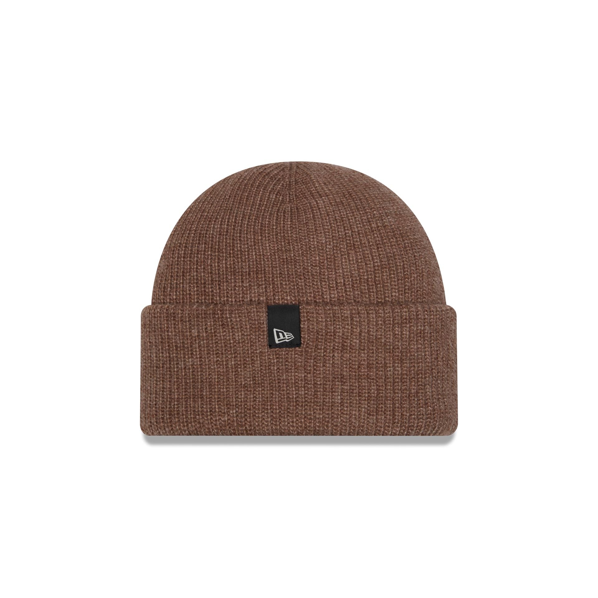 New Era Cap Woolen Tan Short Cuff Knit Beanie Hat