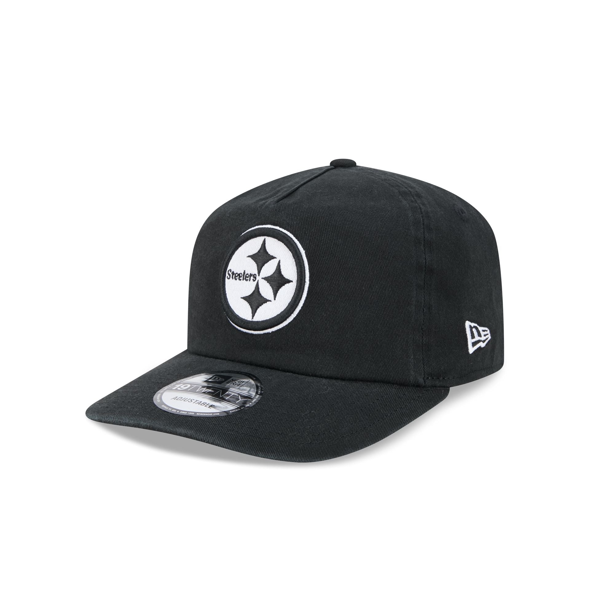 Pittsburgh Steelers Black 19TWENTY Snapback Hat
