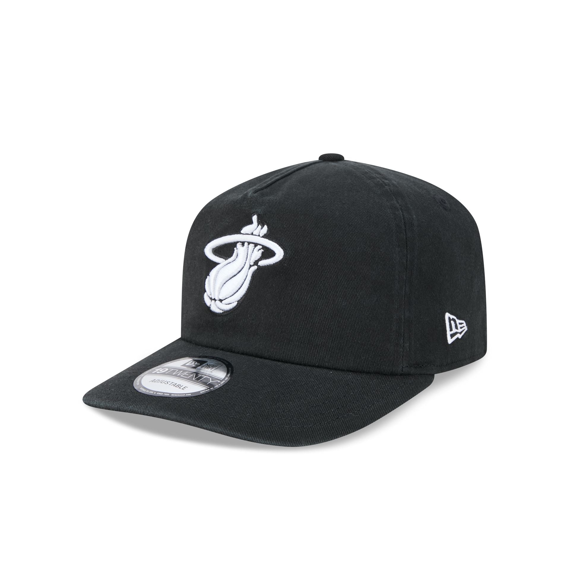 Miami Heat Black 19TWENTY Snapback Hat
