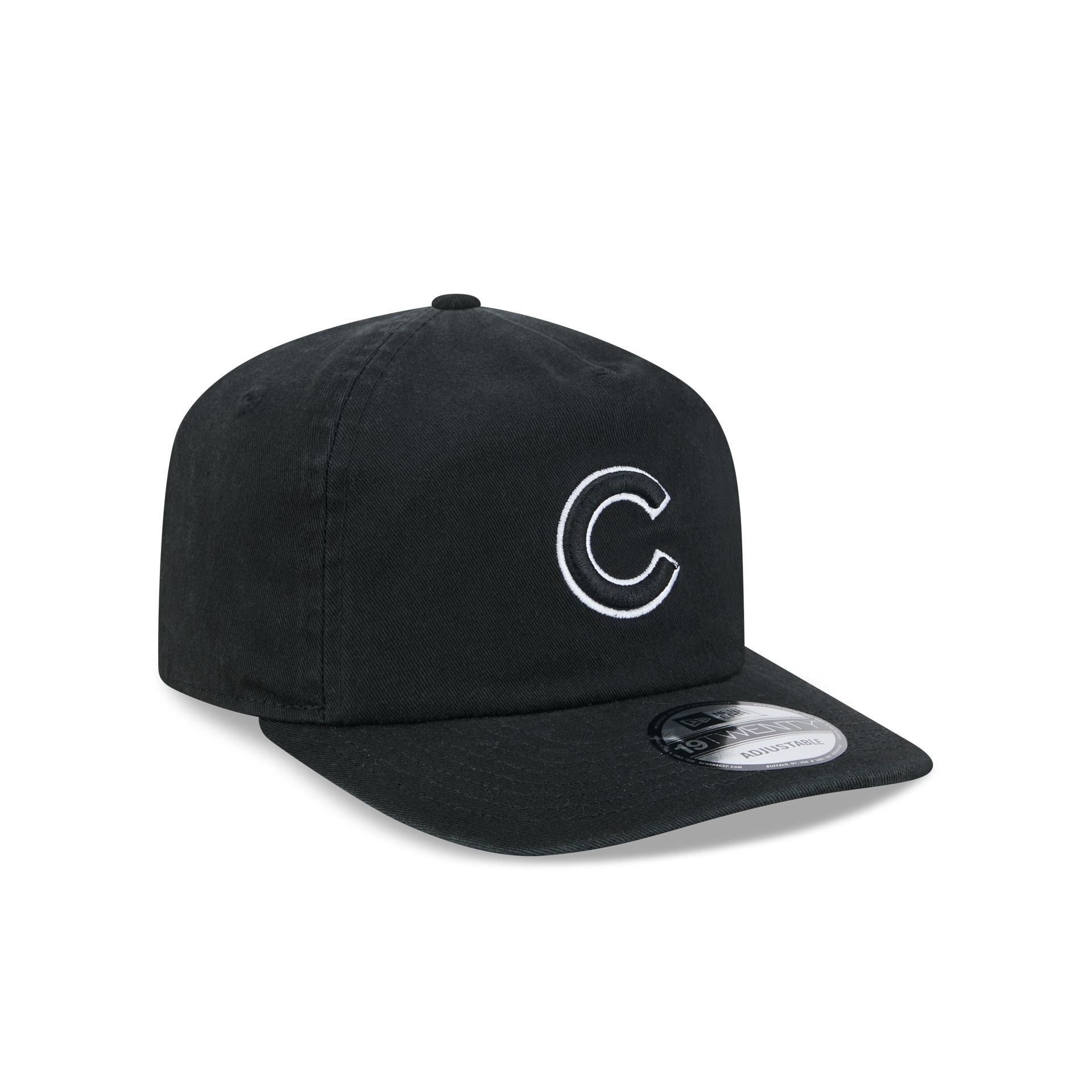 Chicago Cubs Black 19TWENTY Snapback Hat