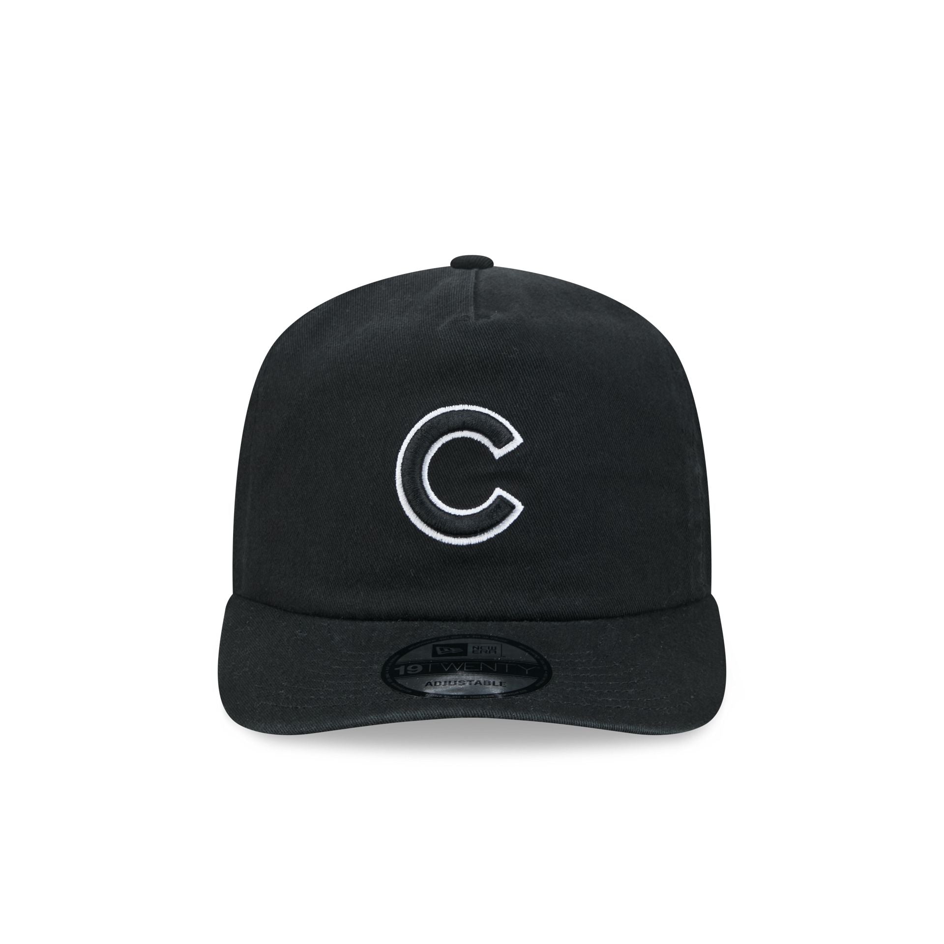 Chicago Cubs Black 19TWENTY Snapback Hat