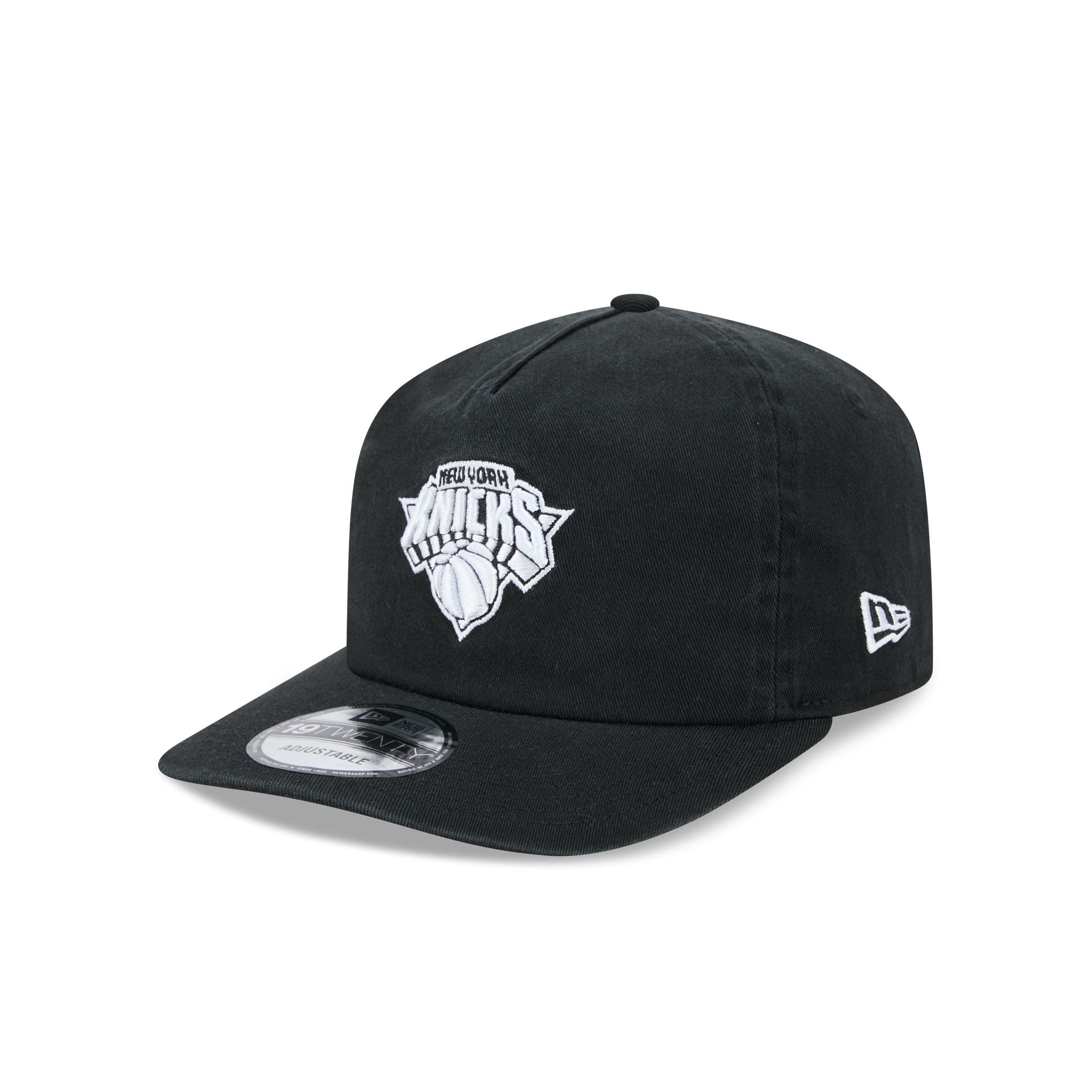 New York Knicks Black 19TWENTY Snapback Hat