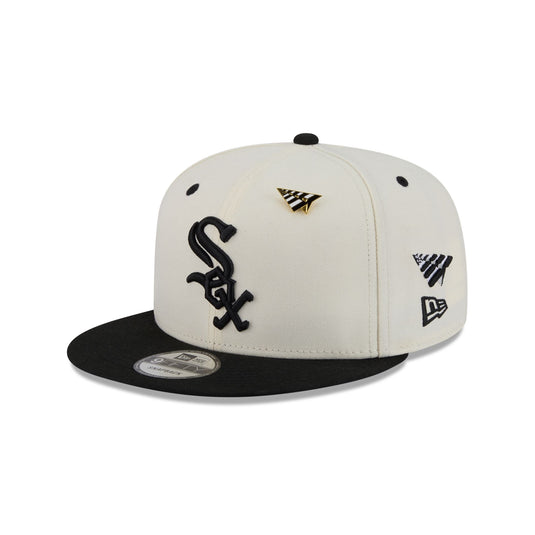 Paper Planes x Chicago White Sox Chrome White 9FIFTY Snapback Hat - New Era Cap