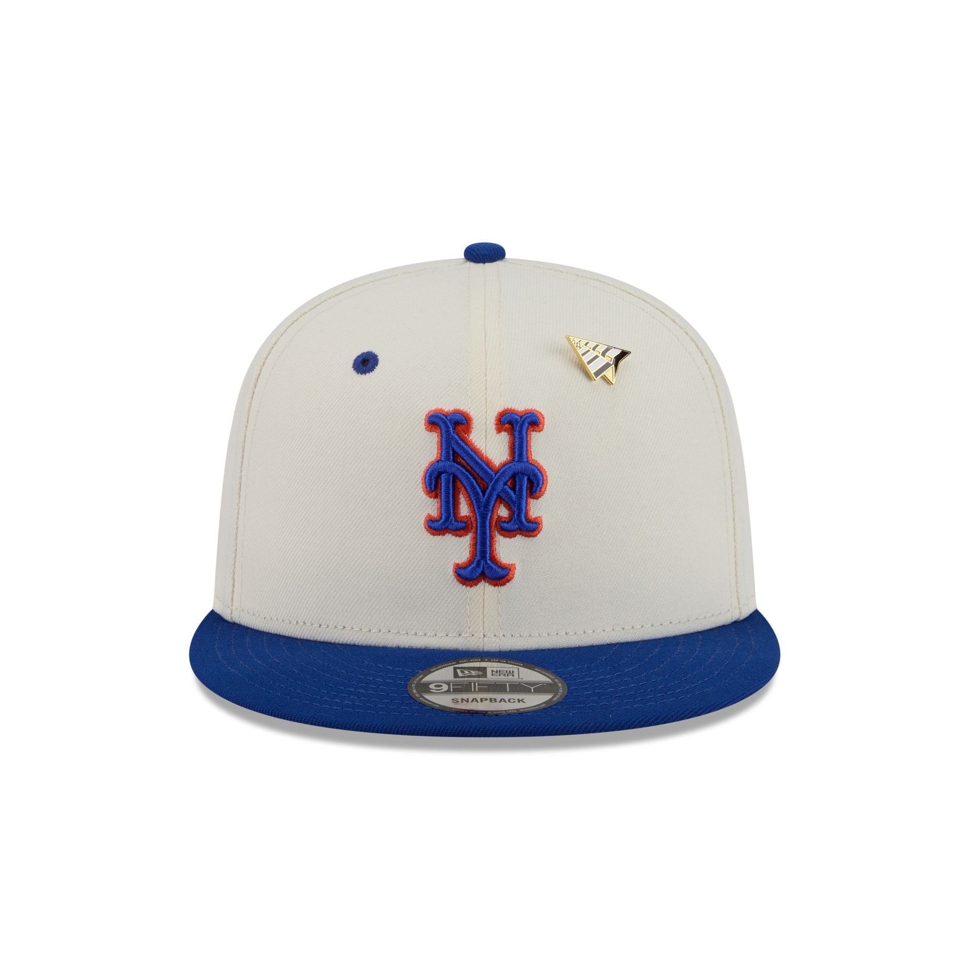 Paper Planes x New York Mets Chrome White 9FIFTY Snapback Hat
