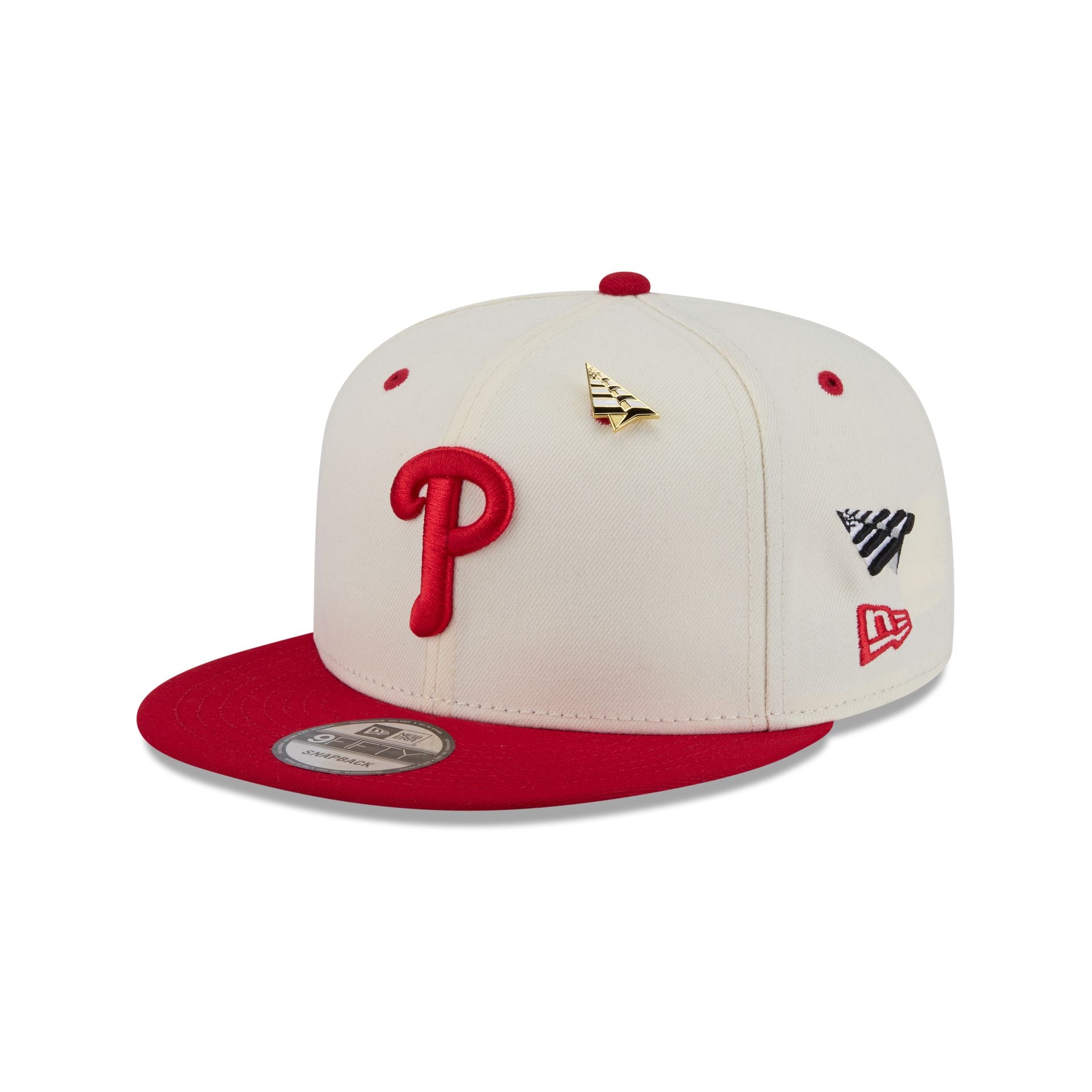 Paper Planes x Philadelphia Phillies Chrome White 9FIFTY Snapback Hat