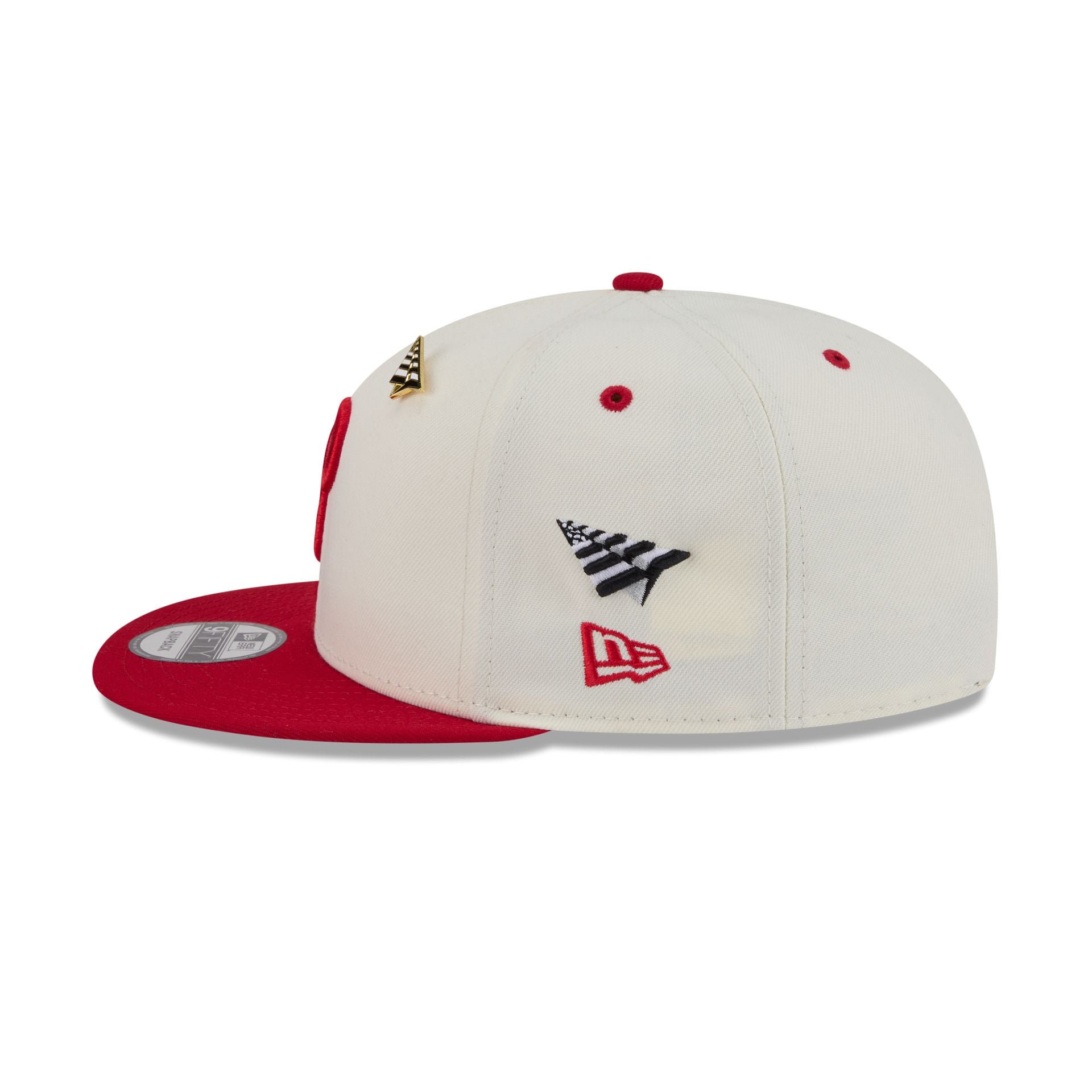 Paper Planes x Philadelphia Phillies Chrome White 9FIFTY Snapback Hat
