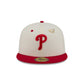 Paper Planes x Philadelphia Phillies Chrome White 59FIFTY Fitted Hat