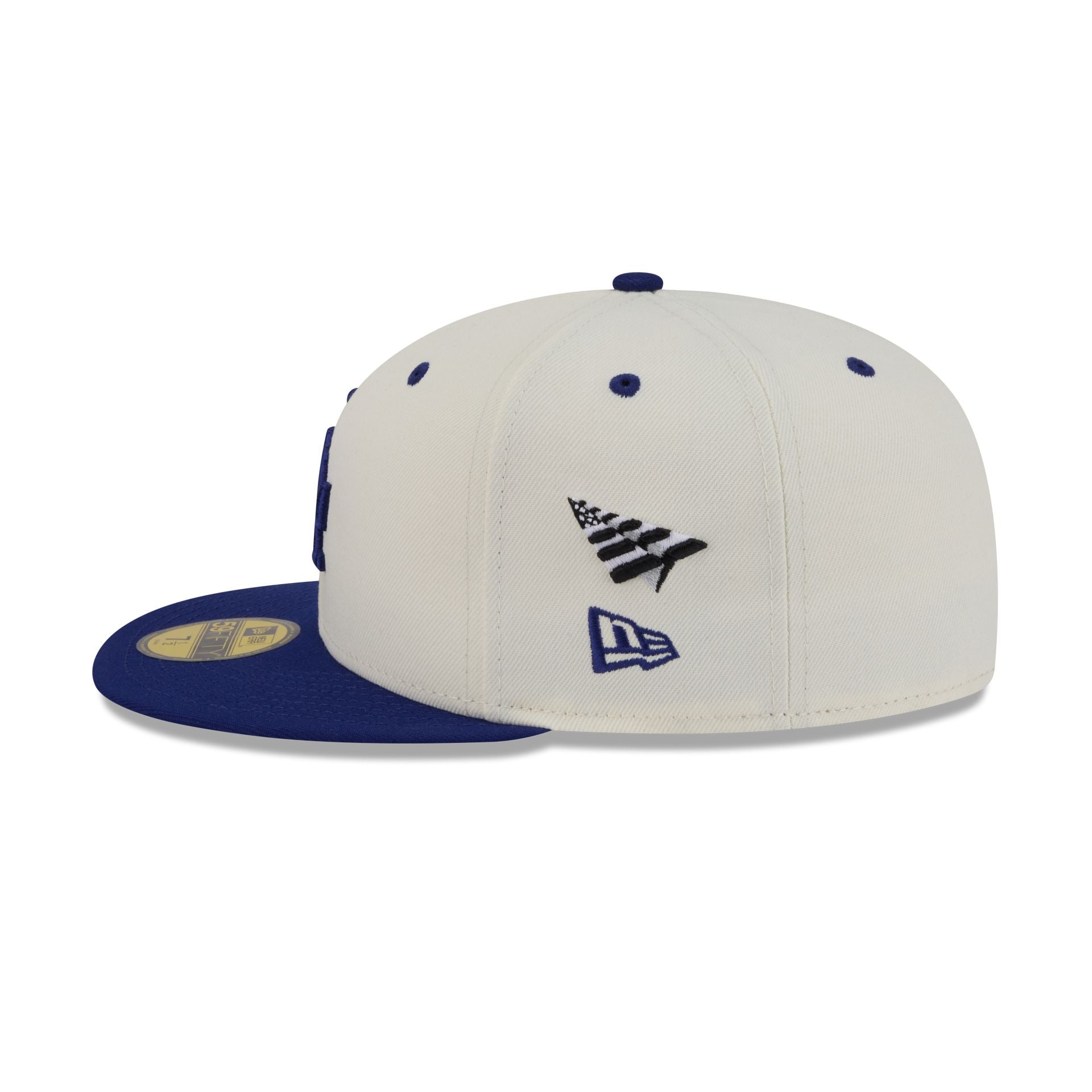 Paper Planes x Los Angeles Dodgers Chrome White 59FIFTY Fitted Hat