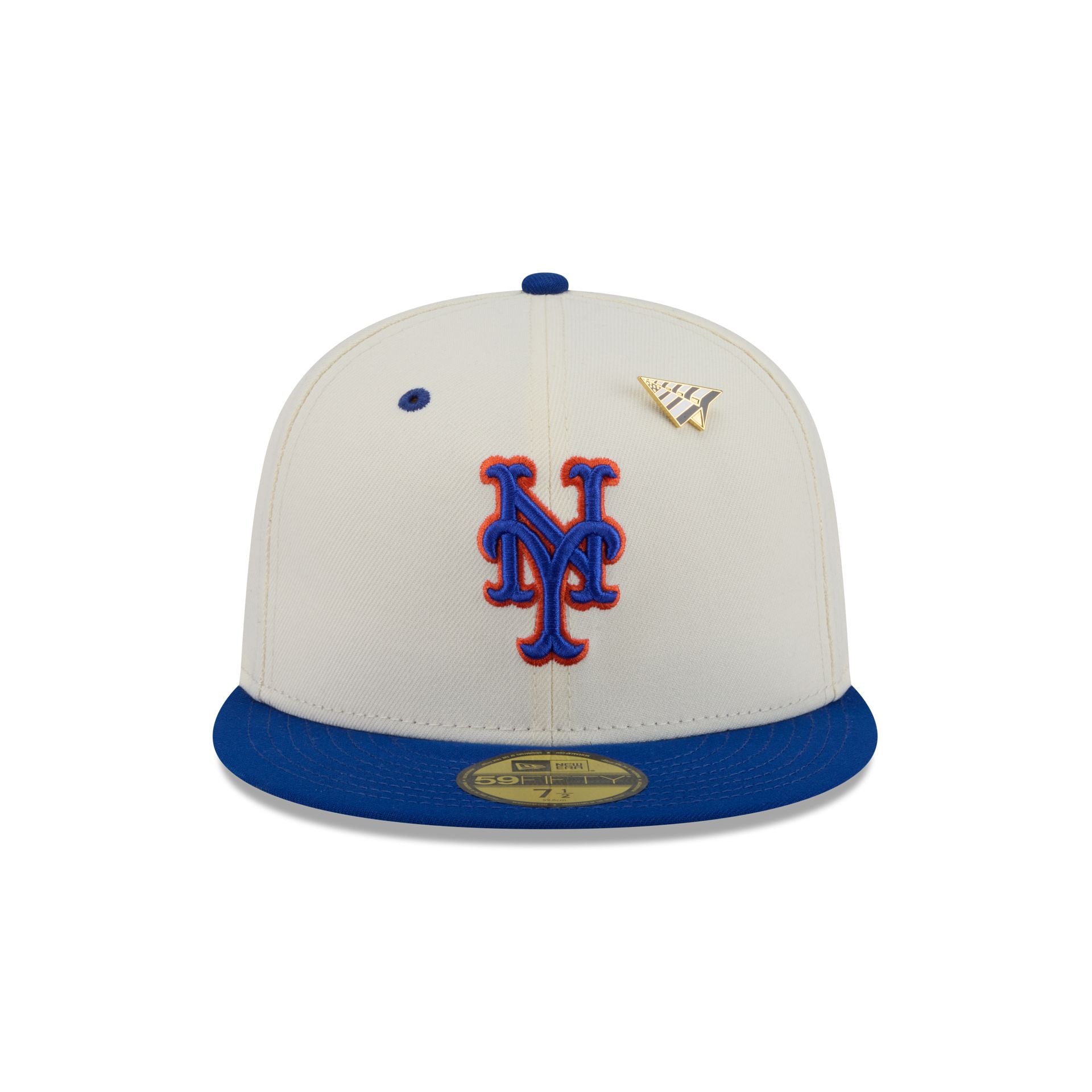 Paper Planes x New York Mets Chrome White 59FIFTY Fitted Hat