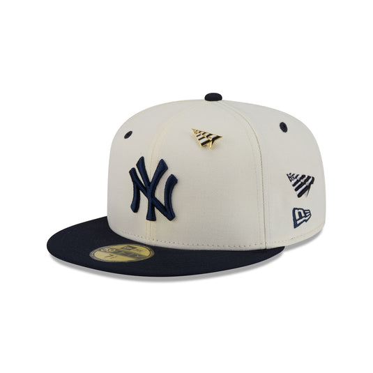 Paper Planes x New York Yankees Chrome White 59FIFTY Fitted Hat - New Era Cap