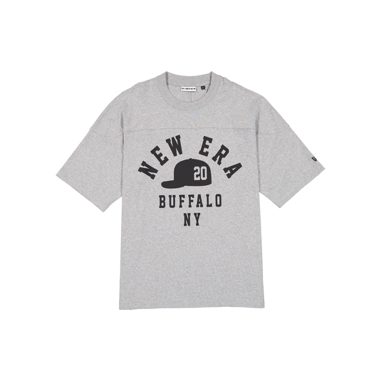 New Era Branded Cap Commuters Graphic Heather Gray T-Shirt