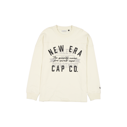New Era Branded Cap Commuters Graphic Wine Cork Long Sleeve T-Shirt