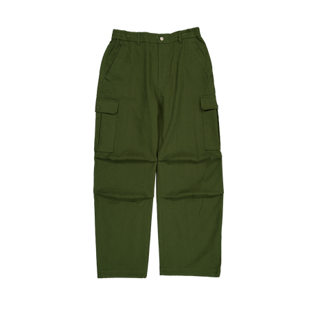New Era Branded Cap Commuters Combat Moss Loose Cargo Pants
