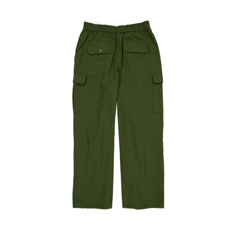 New Era Branded Cap Commuters Combat Moss Loose Cargo Pants