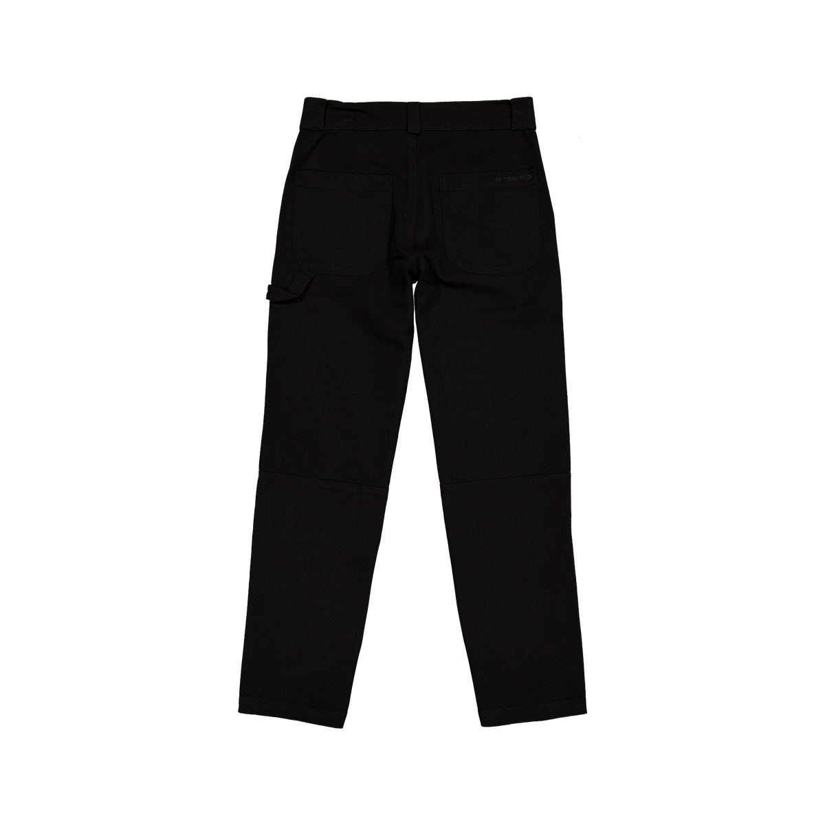 New Era Branded Cap Commuters Black Double Knee Pants