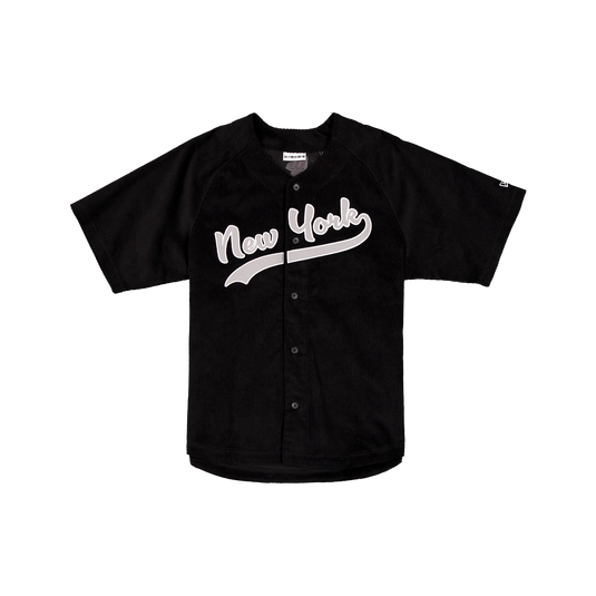 New Era Branded Cap Commuters Raglan Black Baseball Jersey