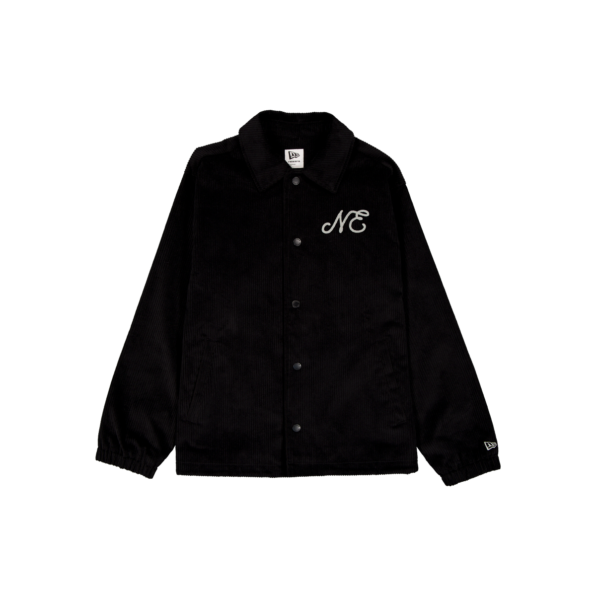New Era Branded Cap Commuters Black Coaches Jacket