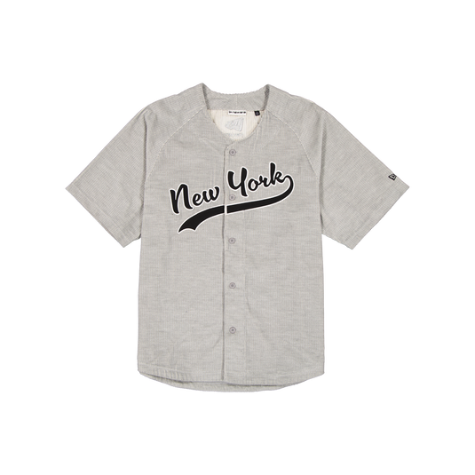 New Era Branded Cap Commuters Raglan Heather Gray Baseball Jersey