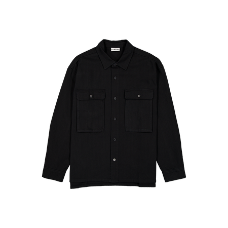 New Era Branded Cap Commuters Black Shacket