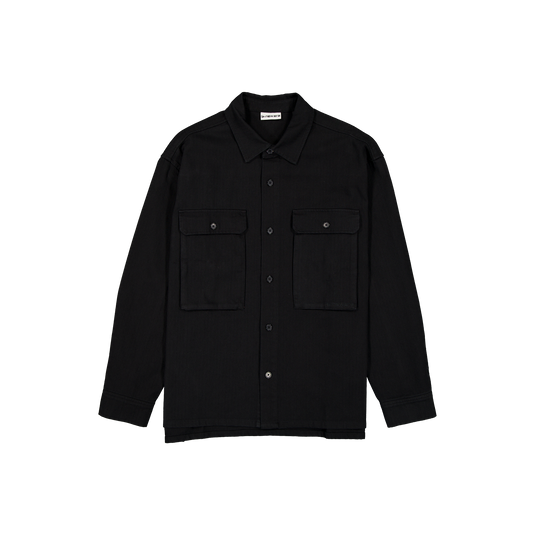 New Era Branded Cap Commuters Black Shacket