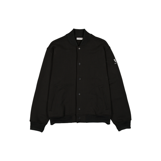 New Era Branded Cap Commuters Heritage Black Varsity Jacket