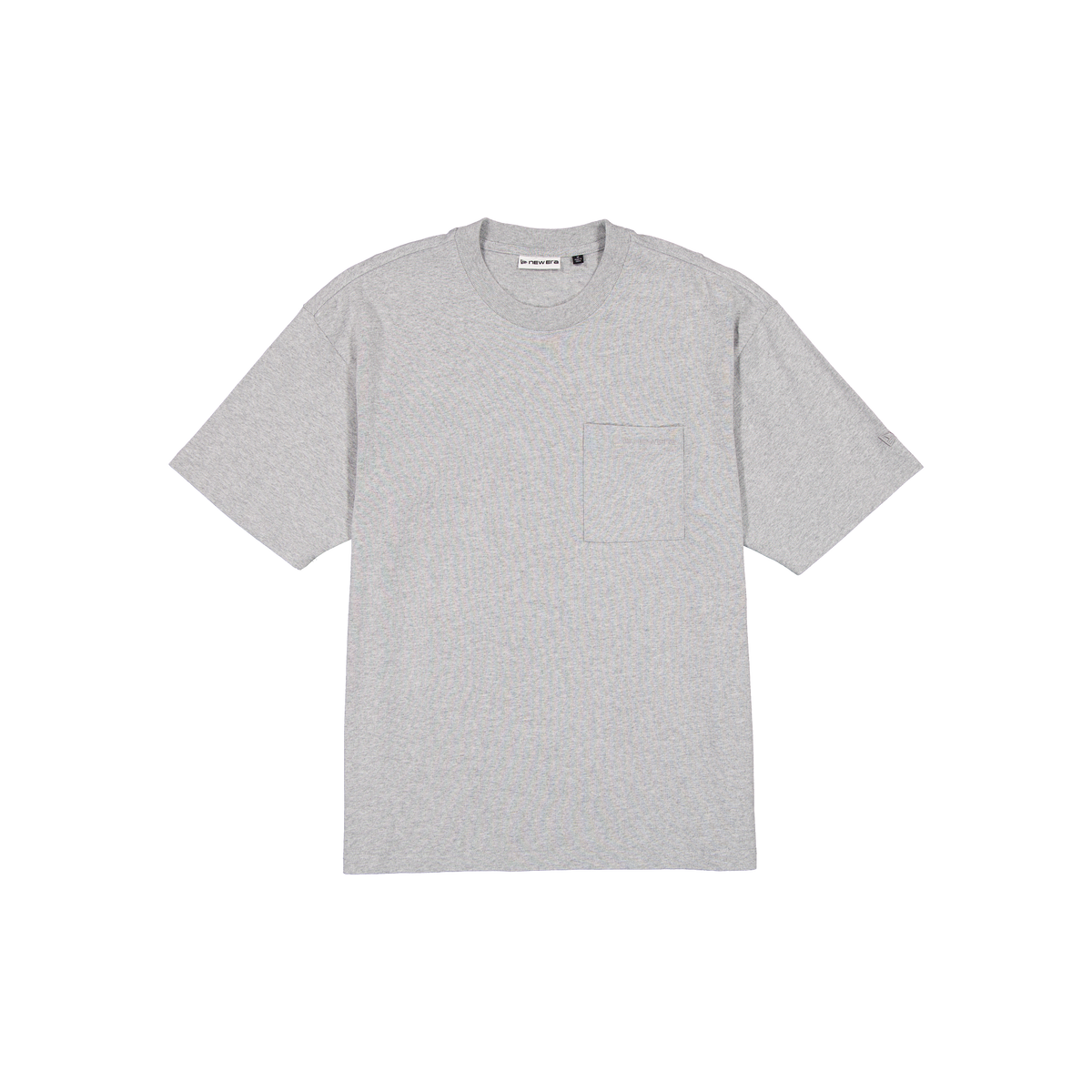 New Era Branded Alden II Heavyweight Heather Gray Pocket T-Shirt