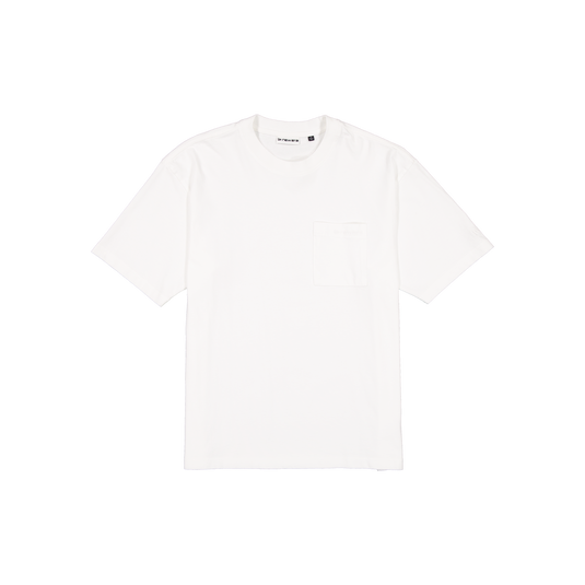 New Era Branded Alden II Heavyweight College White Pocket T-Shirt