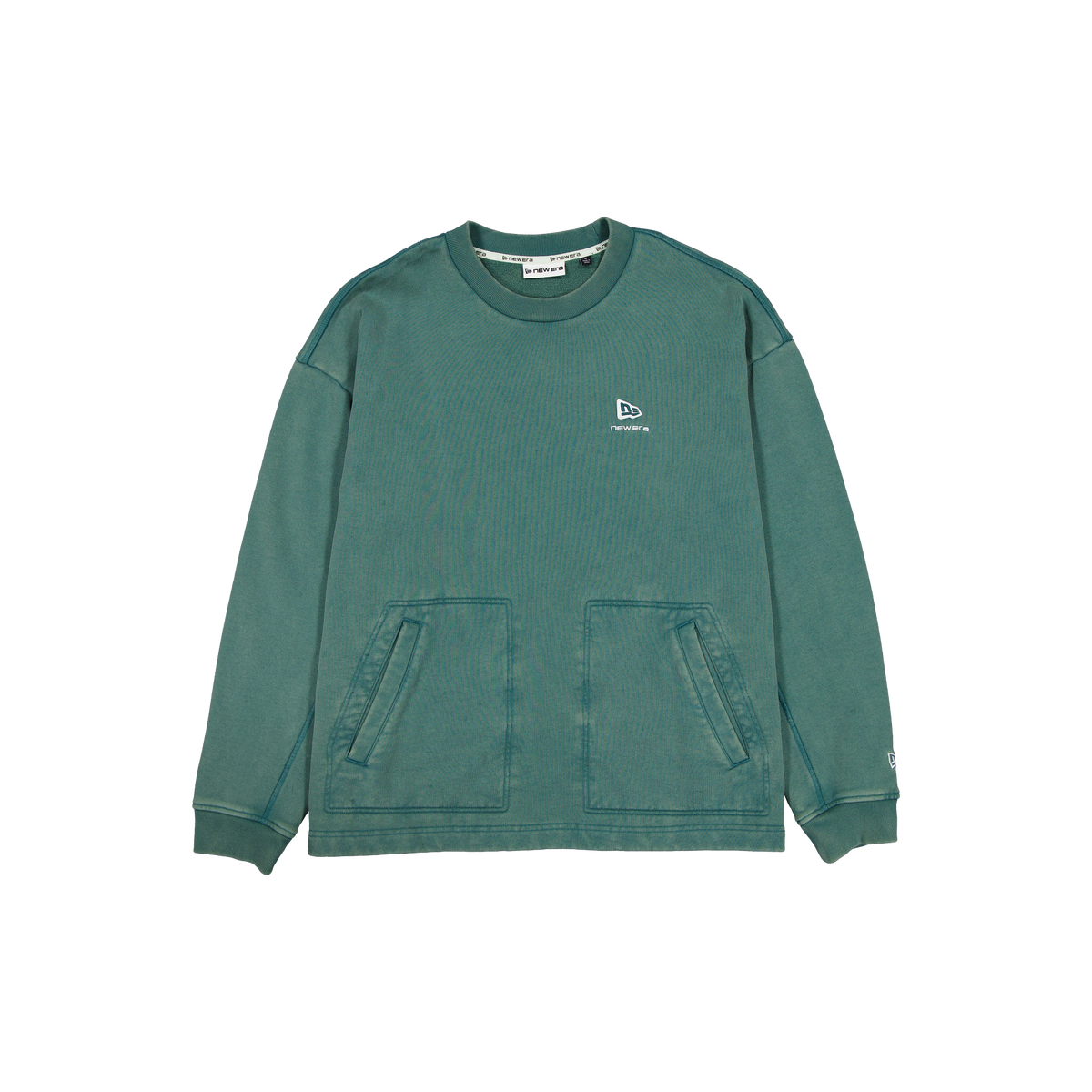 New Era Branded Alden II Pine Needle Green Crewneck