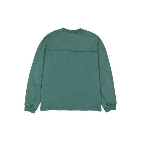 New Era Branded Alden II Pine Needle Green Crewneck