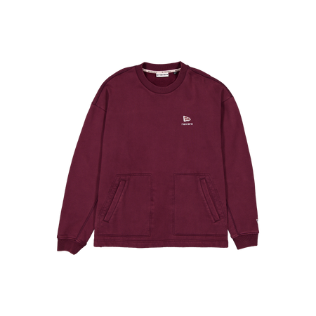 New Era Branded Alden II Maroon Crewneck