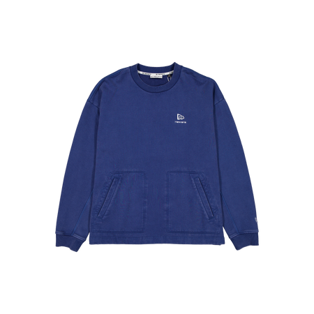 New Era Branded Alden II Carbon Navy Crewneck