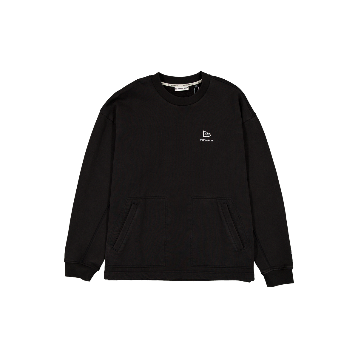 New Era Branded Alden II Black Crewneck