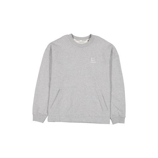 New Era Branded Alden II Heather Gray Crewneck