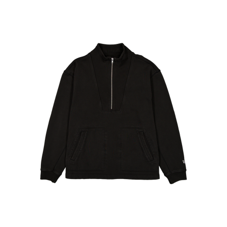 New Era Branded Alden Black Half-Zip