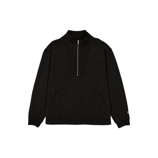 New Era Branded Alden Black Half-Zip