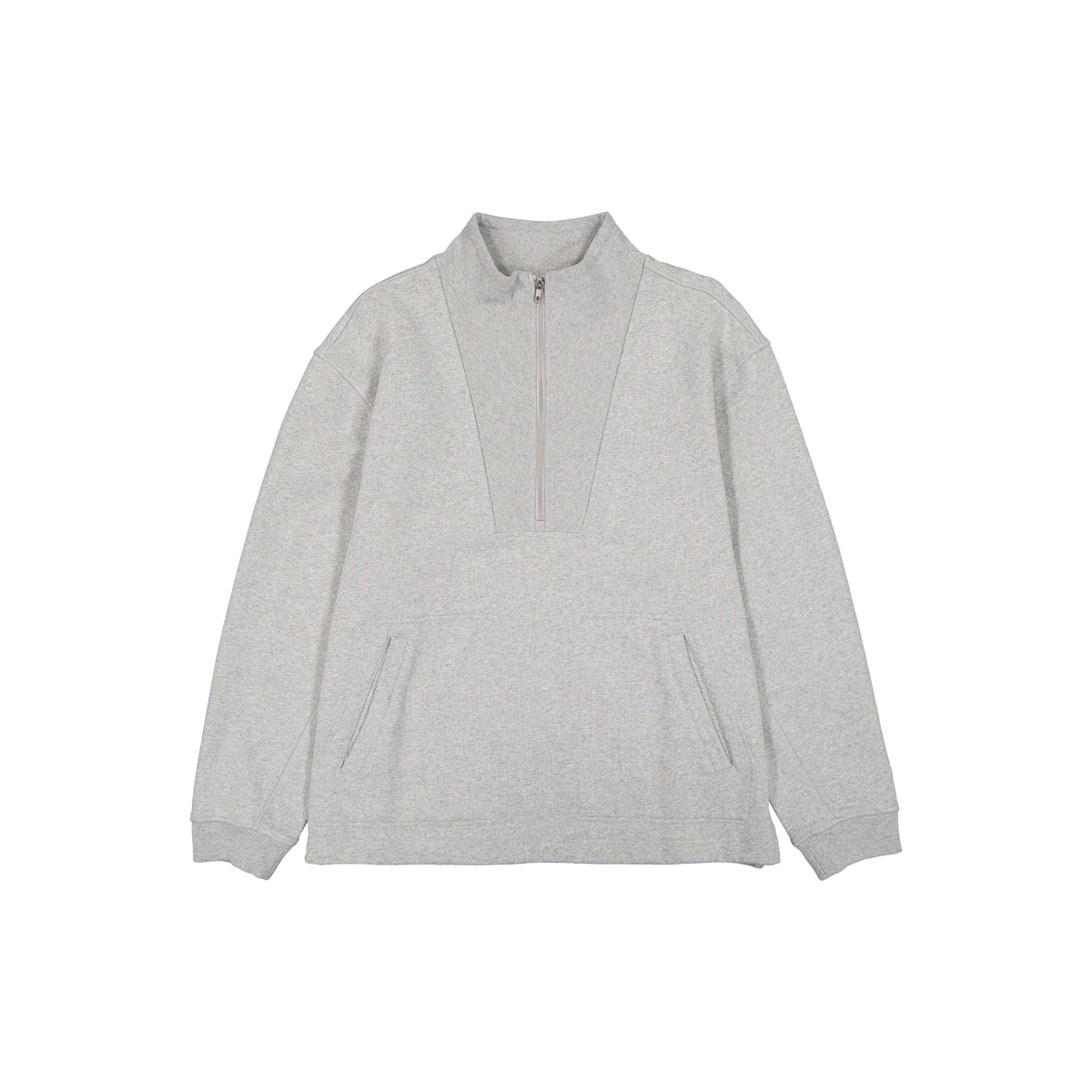 New Era Branded Alden Heather Gray Half-Zip