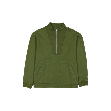 New Era Branded Alden Combat Moss Half-Zip