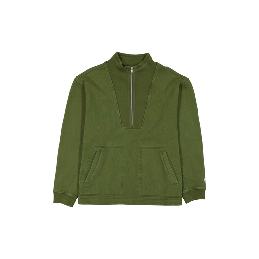 New Era Branded Alden Combat Moss Half-Zip