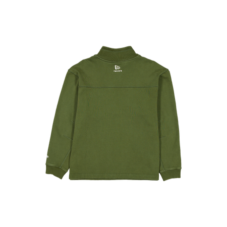 New Era Branded Alden Combat Moss Half-Zip