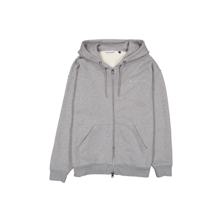 New Era Branded Cap Commuters Washed Heather Gray Full-Zip Hoodie