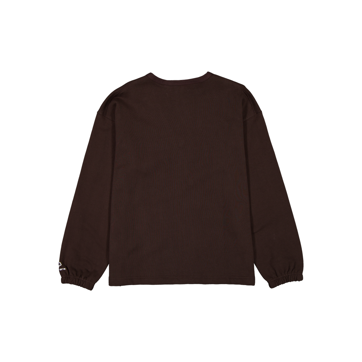 New Era Branded Alden Brown Suede Full-Zip Cardigan